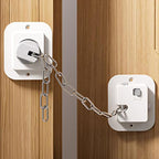 Child Proof Door Lock with Adjustable Strap, 3M Adhesive Safety Locks by NestGuard