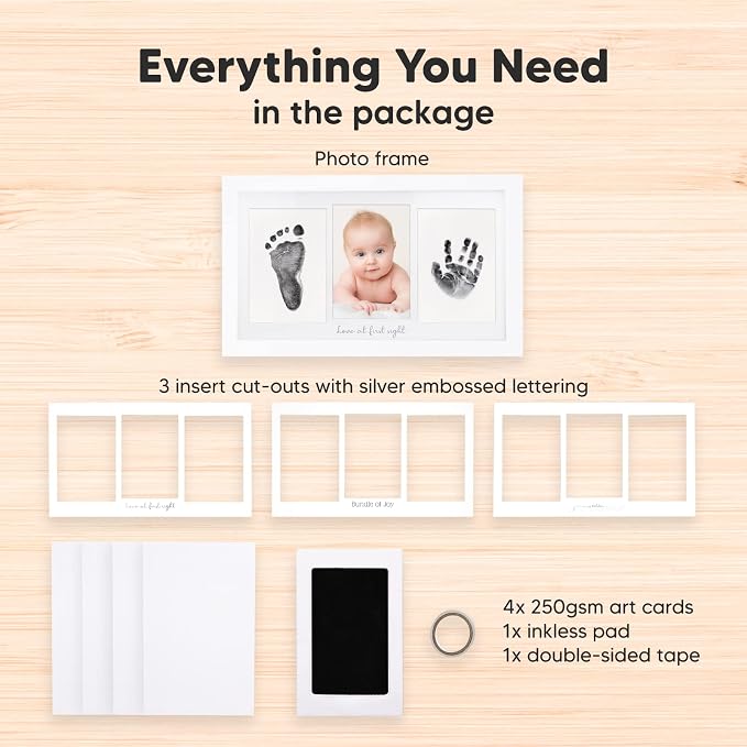Inkless Baby Hand and Footprint Kit Boy, Girl - Image 5