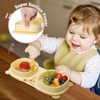 Silicone Foldable Novelty Dinner Plates, Suction Plates - Image 2