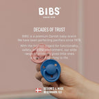 BIBS De Lux Baby Pacifier 2-Pack | Made in Denmark | BPA Free Dummy Soother - Image 6