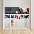 Baby Gate for Stairs 29-52 Inch Wide, Safety Gate for Baby Adjustable Pet Gate - Image 5