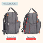 BabbleRoo Extra Large Diaper Bag Backpack, Expandable Baby Bag - Image 2