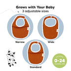 8-Pack Organic Baby Bibs for Boys, Girls - Image 4