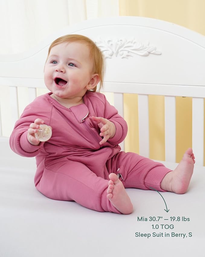 PurComfy Supersoft Baby Safe Sleep Sleepsuit, Zipper + Snap - Image 7