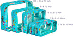 TSA Approved 5-Piece Diaper Bag Organizer Pouch Set Clear Waterproof TPU Kids - Image 2