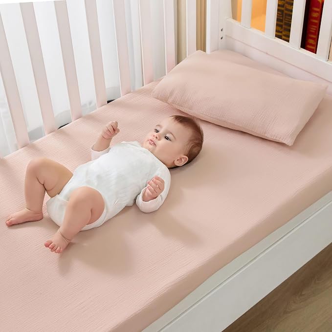 JELLYMONI 2 Pack Muslin Toddler Pillowcase - Image 4