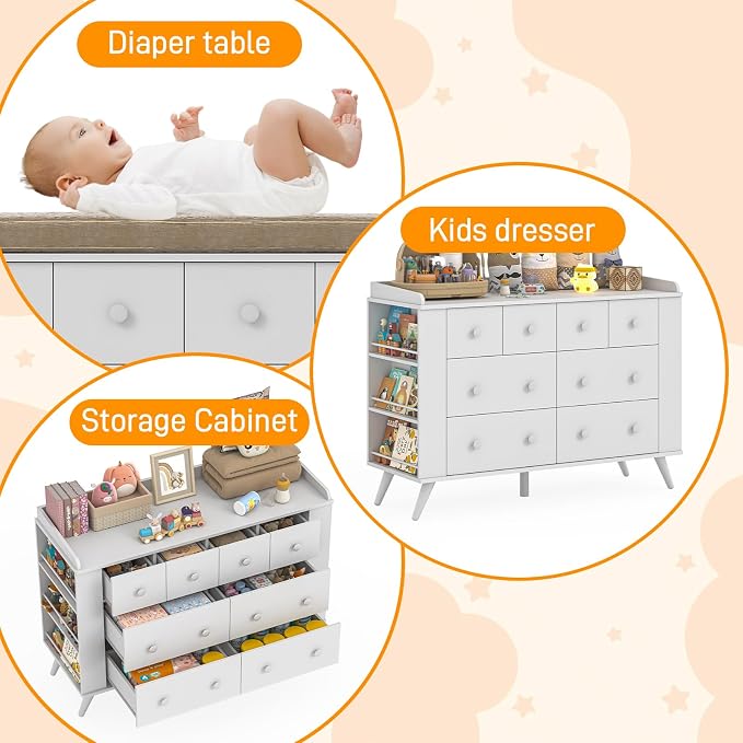Vabches Kids Dresser Cabinet - Image 5