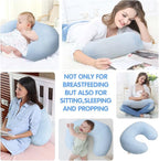 LAT Waterproof Nursing Pillow for Breastfeeding, Waterproof Removable Cover - Image 7