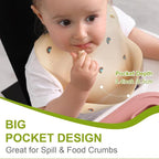 Accmor Silicone Baby Bibs, Waterproof Soft Bibs - Image 5