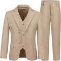Boys' 3 Piece Suit Set with Suit Jacket, Formal Tuxedos Slim Fit Ring Bearer by Hipfun
