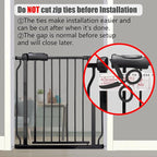 Expandable Baby & Dog Gate 38.5-43.3 Inch, Tension Mounted Indoor Safety Gate - Image 6
