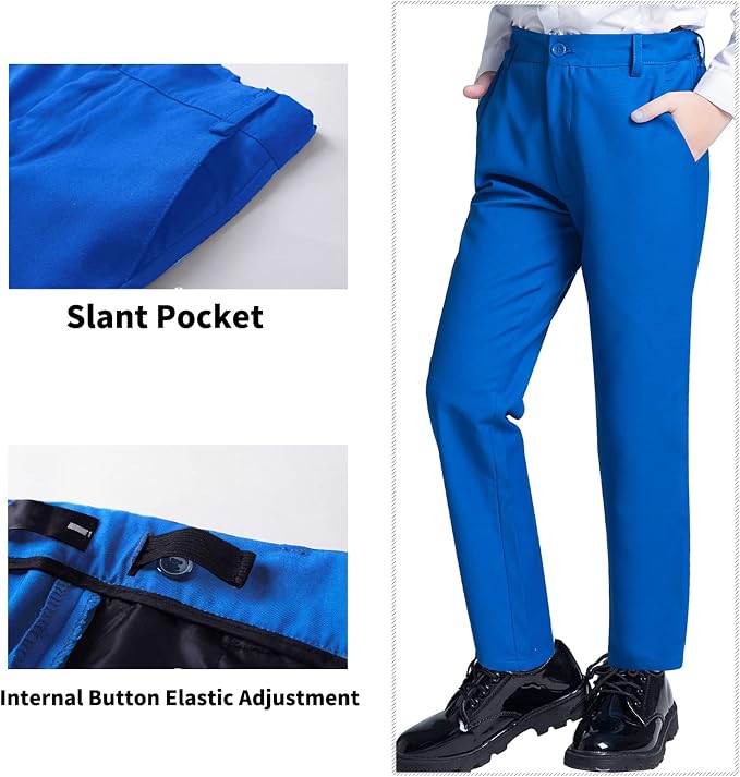 Boys' Suits Formal Slim Fit Tuxedo Boys Vest and Pants Set - Image 4