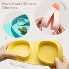 Silicone Foldable Novelty Dinner Plates, Baby Plates Travel Essential - Image 4