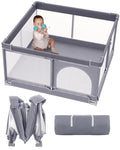 Foldable Baby Playpen, Breathable Mesh, Non-Slip Base, Portable Playpen by Veraste