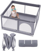 Foldable Baby Playpen, Breathable Mesh, Non-Slip Base, Portable Playpen by Veraste