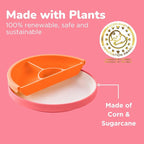 Omie® Easy Scoop Plates for Kids | Unique Design Helps Food Fall into the Spoon - Image 3