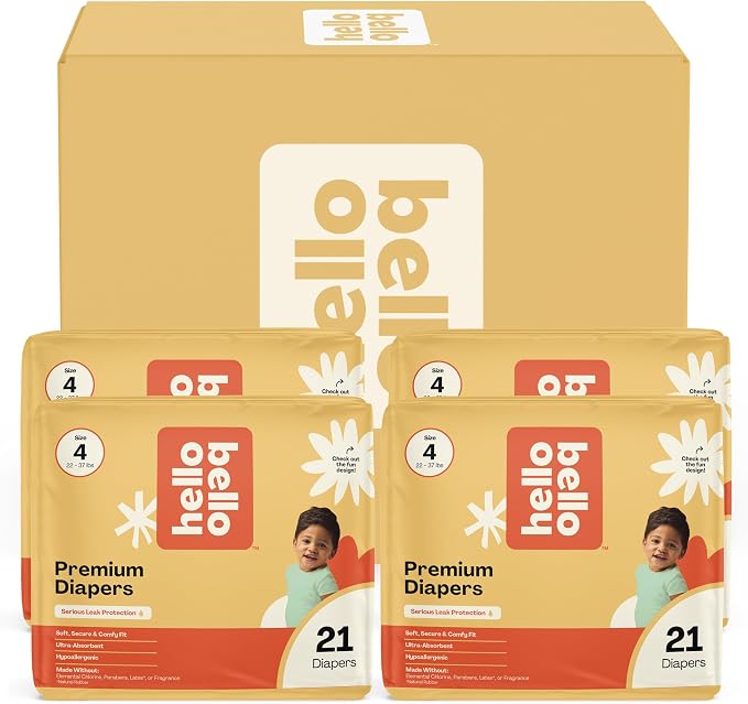 Hello Bello Premium Diapers, Size 4 Surprise Pack - Image 2