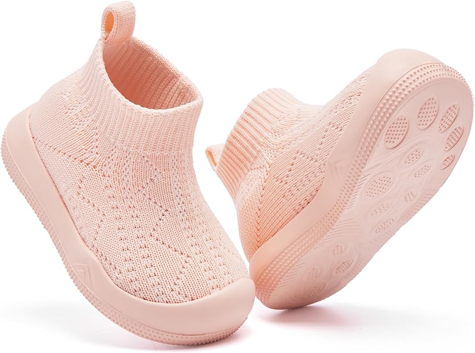 Baby Non Slip Socks Shoes Boys Girls Soft Slip On Sneakers Protection Toe - Image 2
