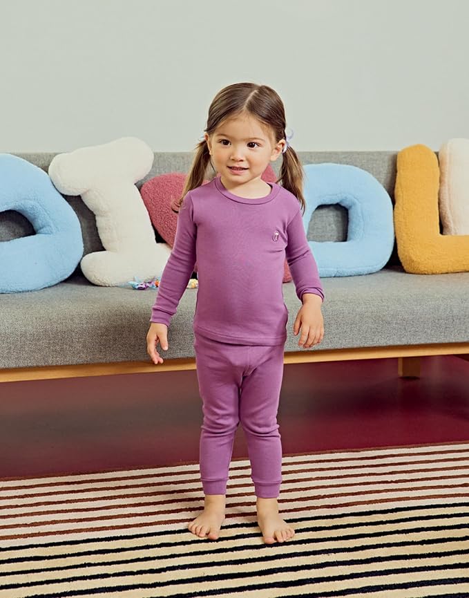 moimoln 6M-8Y Modal Cotton Solid Soft Breathable Baby Toddler Boys Girls Snug - Image 4