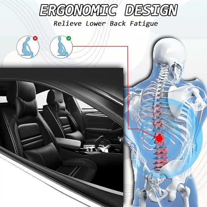 Car Seat Covers for Chevy Silverado 2007-2025 | 5-Seats Seat Covers, Waterproof - Image 5
