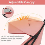 INFANS Lightweight Baby Stroller, Ultra-Compact Fold Airplane Ready Travel - Image 6