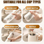 3Pcs 360° Flexible Silicone Bottle Brush - Image 6