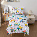 NTBED 4 Pieces Construction Toddler Bedding Set by NTBED