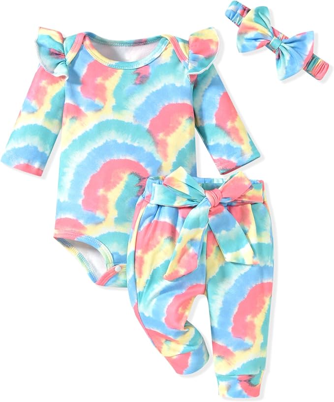 Aalizzwell Preemie Newborn Infant Baby Girls Clothes Ribbed Romper Bodysuit by Aalizzwell