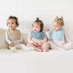 Konssy 6-Pack Muslin Baby Bibs for Boys & Girls, Soft Cotton Absorbent Bandana - Image 2