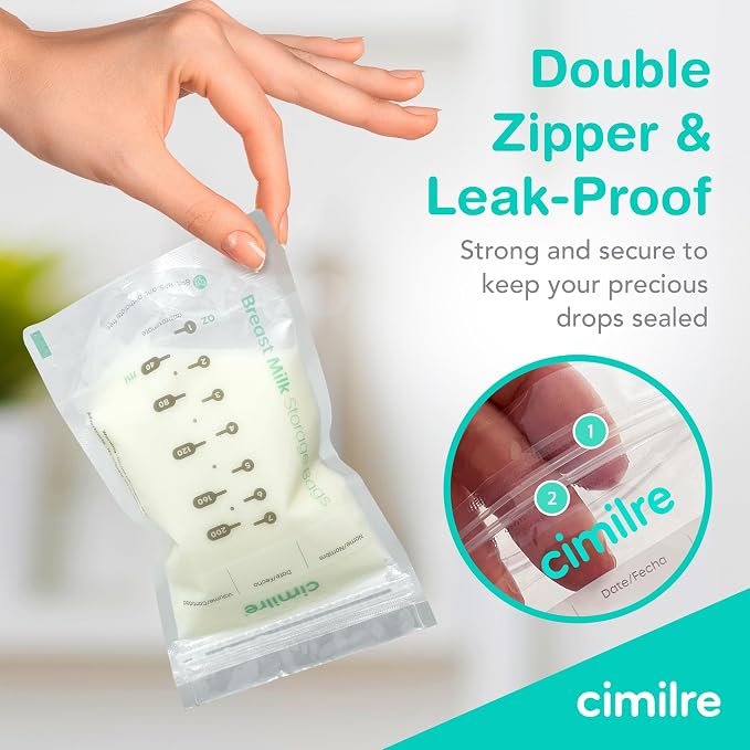 E1 Portable Breast Pump & Breast Milk Storage Bags Bundle – Compact Double - Image 4