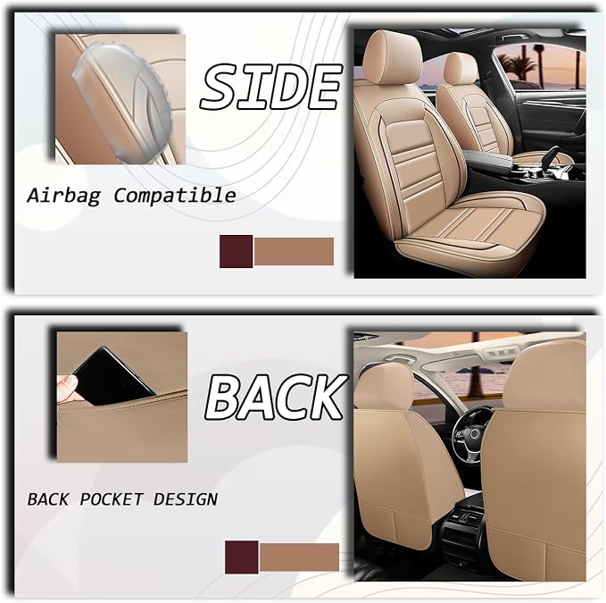 Seat Cover for Chevy trax 2015-2025 | Car Seat Covers Front Seats, Waterproof - Image 4