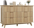 QUW Fluted Dresser for Bedroom by QUW