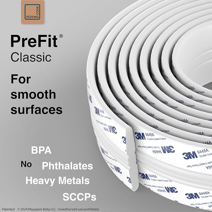 Roving Cove PreFit Furniture Edge Corner Protector, Baby Proofing Bumper Guards - Image 2