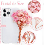 6'' Mini Size Pink & White Dried Babys Breath Flowers 4000+, Dry Flowers Bulk - Image 3