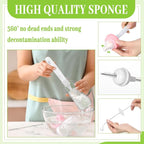 22 Pcs Sponge Bottle Nipple Brushes Set Including 12 Pcs Bottle Sponge Brush - Image 3