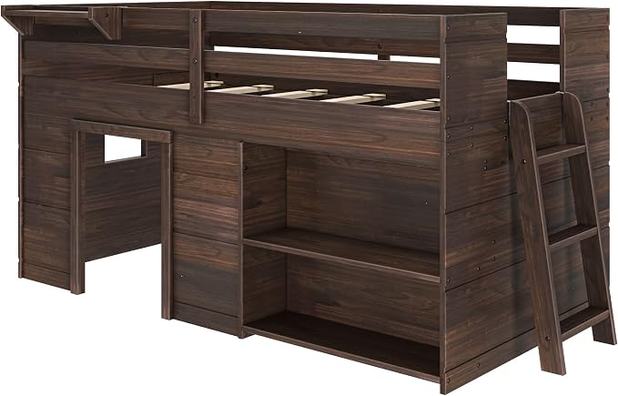 Max & Lily Modern Farmhouse Twin Low Loft Bed - Image 3