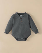 NZRVAWS Newborn Baby Boy Clothes Long Sleeve Romper Pant Set Hat 2-Pack Infant - Image 5