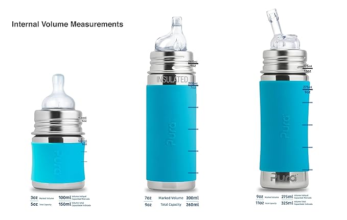 Pura Kiki 7oz Stainless Steel Insulated Infant Bottle – Includes Silicone - Image 5