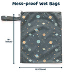 Tiny Twinkle Wet Dry Bag – 2 Pack Reusable Waterproof & Mess Proof Wet Bags - Image 4