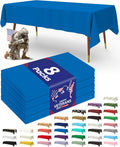 Pureegg Plastic Table Cloth Disposable 8 Pack, 54 x 108 Inch Table Cloths by Pureegg