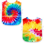 SATINIOR 2 Pieces Kids Art Smock Toddler Apron Waterproof Painting Artist Apron - Image 7