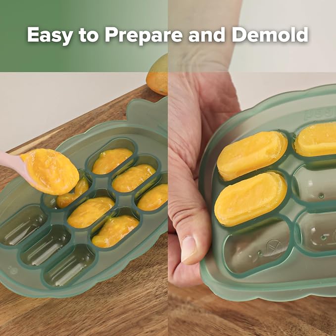 Haakaa Silicone Nibble Freezer Tray -Breastmilk Teething Popsicle Mold - Image 5