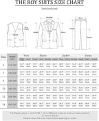 A&J DESIGN Boys 7-Piece Formal Suit Ring Bearer Outfit - Image 6