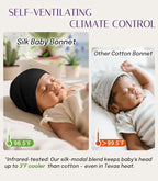 OLESILK Silk Baby Bonnet for 0-6 Months - Image 4