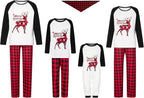Awoscut Christmas Family Matching Pajamas Christmas Pjs Holiday Nightwear - Image 5