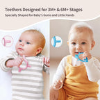 Pigeon Silicone Baby Teether – Multi-Textured Teething Relief Toys, Lightweight - Image 3