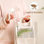 NCVI Manual Breast Pump for Breastfeeding Small Nipple, 20mm Silicone Soft - Image 5