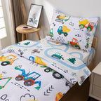 NTBED 4 Pieces Construction Toddler Bedding Set - Image 3