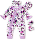 Aalizzwell Baby Girls Romper Outfit Fall Winter Clothes by Aalizzwell