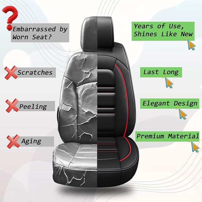 Seat Cover for Chrysler Car Sebring 2000-2010 | Car Seat Covers Front Seats - Image 7